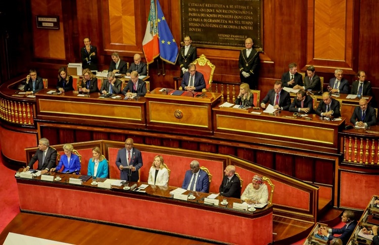 image Sommet, Italie-Afrique Azali plaide pour une paix mondiale